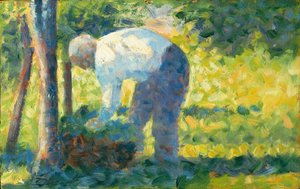 Le jardinier, 1882-83 - Georges Seurat