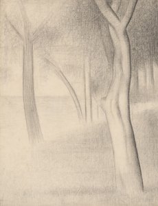 Arbres (étude pour La Grande Jatte) - Georges Seurat