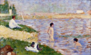 Une baignade à Asnières - Georges Seurat