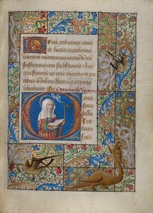 Initial O: Saint Geneviève