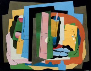 La porte rose, 1927 - Georges Valmier
