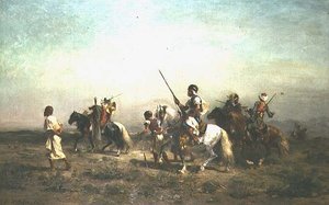 Arabes à cheval