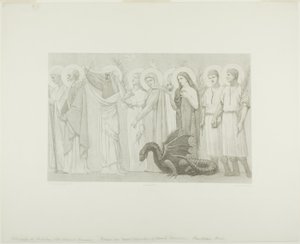 Vie pastorale de sainte Geneviève (panneau de droite) - Georges William Thornley