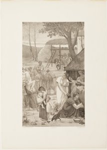 Vie pastorale de sainte Geneviève (panneau de droite) - Georges William Thornley