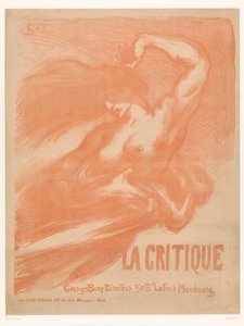 Femme nue avec cheveux lâchés et draperie - Georges d