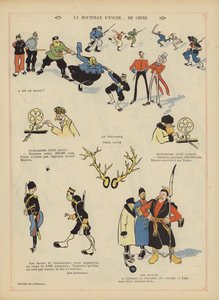 Satire sur la guerre russo-japonaise. Illustration pour Le Rire
