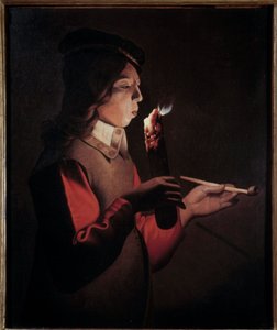 Le jeune fumeur - Georges de La Tour