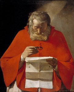 Saint Jérôme lisant