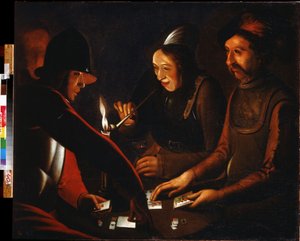 Soldats jouant aux cartes