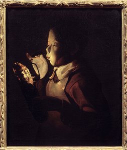 Le souffleur à la lampe - Georges de La Tour