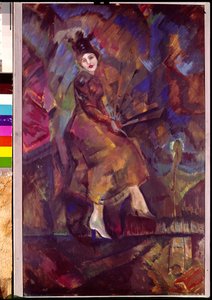 Portrait de Panna Paskevich - Georgy Bogdanovich Yakulov