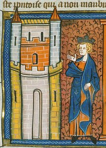 Louis IX devant la forteresse, d