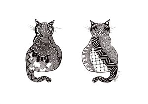 Couple de chats, 2015