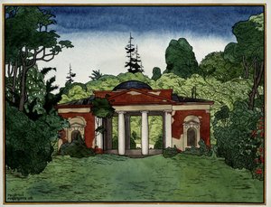 Un pavillon dans le domaine de Tsaritsino (Moscou, Russie) - Georgy Narbut