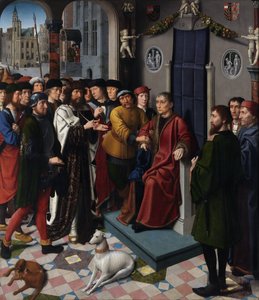 Le jugement de Cambyse (panneau gauche) - Gerard David