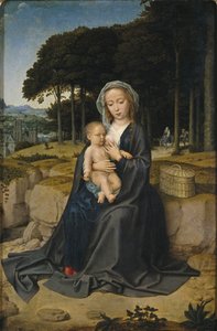 Repos pendant la fuite en Égypte - Gerard David