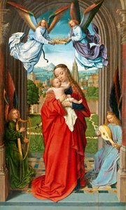 Vierge et enfant avec quatre anges, vers 1510-15