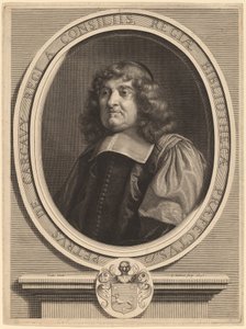Pierre de Carcavy - Gerard Edelinck after Louis Testelin