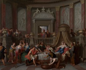 Le Banquet de Cléopâtre - Gerard Hoet