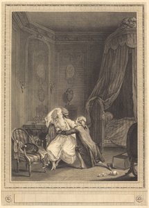 Le repentir tardif - Gerard Rene Le Vilain after Nicolas Lavreince