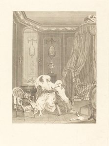 Le repentir tardif - Gerard Rene Le Vilain after Nicolas Lavreince