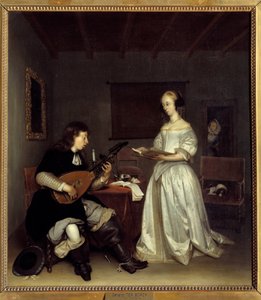 Le Duo : chanteur et joueur de luth théorbe