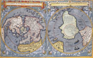 Pôles Nord et Sud, 1593 - Gerard de Jode