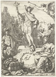 Allégorie du commerce avec Mercure - Gerard de Lairesse (rejected attribution)