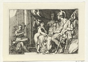 Énée raconte à Didon ses mésaventures (Histoire de Didon et Énée) - Gerard de Lairesse