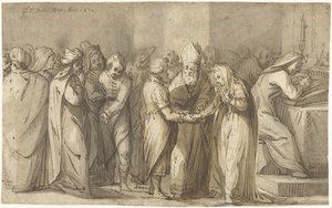 La bénédiction nuptiale de la Vierge Marie