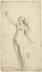 Ève tendant la main vers la pomme - Gerard ter Borch
