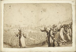 Christ nourrit la multitude - Gerard ter Borch (I)
