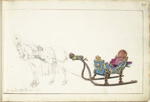 Cheval et traîneau