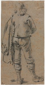 Un homme debout vu de dos - Gerard ter Borch