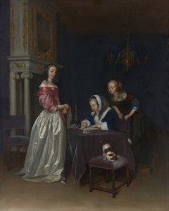 Curiosité, vers 1660-62 - Gerard ter Borch