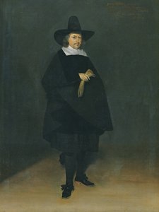 Portrait du bourgmestre Jan Roever (1610-61) - Gerard ter Borch
