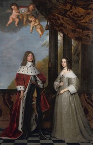 Portrait de Friedrich Wilhelm (1620-88), électeur de Brandebourg, et de son épouse Louise Henriette (1627-67), comtesse d