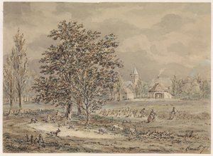 Vue du village de Zoelmond