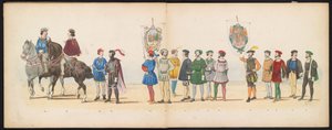 Mascarade des étudiants de Leyde, 1855 (pl. 13) - Gerardus Johannes Bos