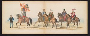Mascarade des étudiants de Leyde, 1855 (plaque 7) - Gerardus Johannes Bos