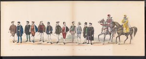 Mascarade des étudiants de Leyde, 1870 (plaque 12) - Gerardus Johannes Bos