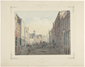 Société étudiante à la Breedestraat à Leiden - Gerardus Johannes Bos