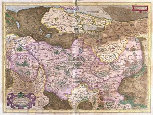 Brandebourg et Berlin, Allemagne (gravure) - Gerardus Mercator