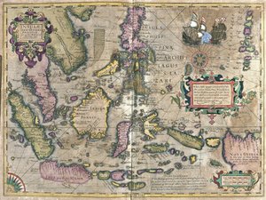 Inde orientale avec Bornéo et Philippines (gravure)