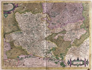 Hainaut, Namur, Belgique (gravure) - Gerardus Mercator