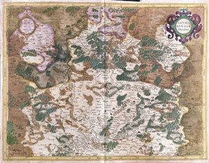 Lorraine, France (gravure) - Gerardus Mercator