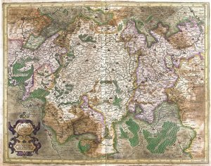 Luxembourg (gravure) - Gerardus Mercator
