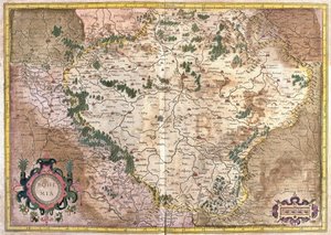 Prague, République tchèque (gravure) - Gerardus Mercator
