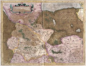 Saxe et Mecklembourg, Allemagne (gravure)