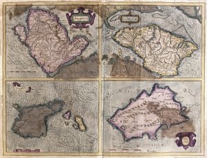 Les îles britanniques (gravure)